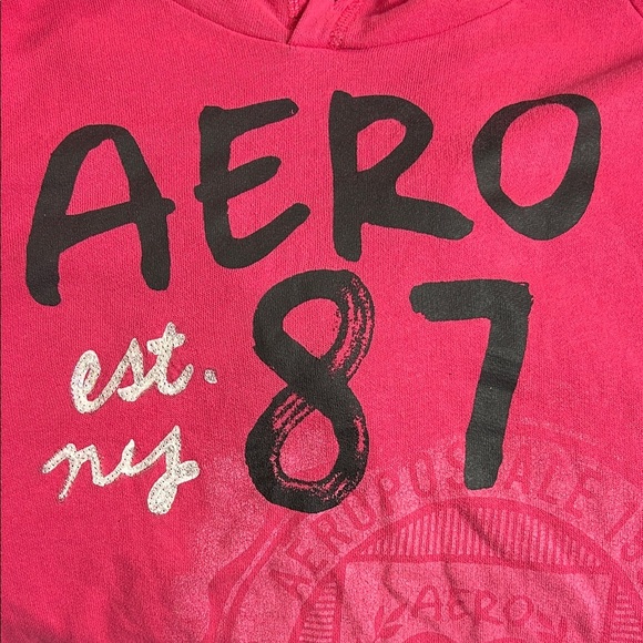 Aero Pink Cropped Hoodie XL - Picture 4 of 7
